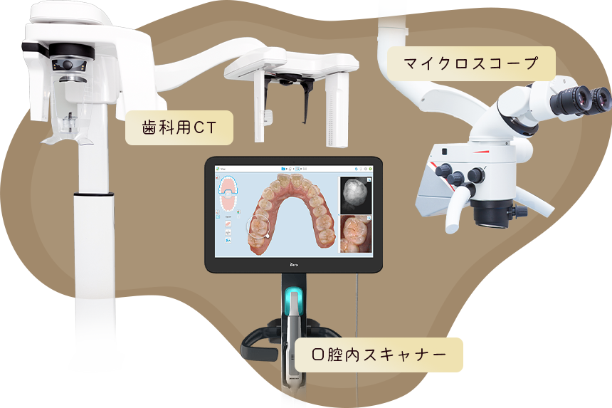 歯科用CT マイクロスコープ 口腔内スキャナー